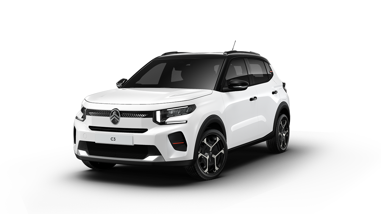 Новий Citroën C3 у комплектації Plus білого кольору