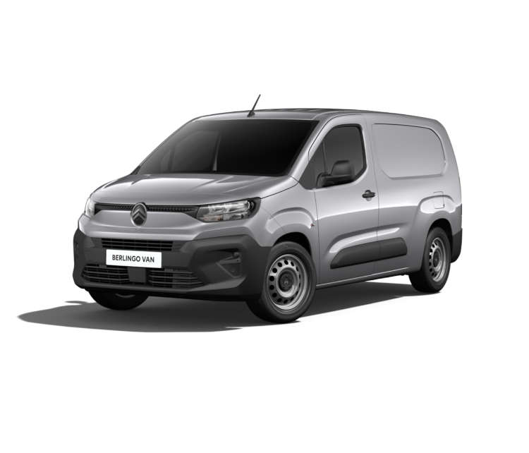 Фургон Citroën Berlingo сірого кольору, довжина L2